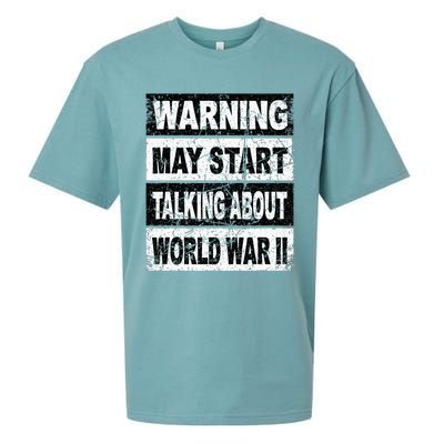 Retro World War Two Ww2 History Teacher Sueded Cloud Jersey T-Shirt