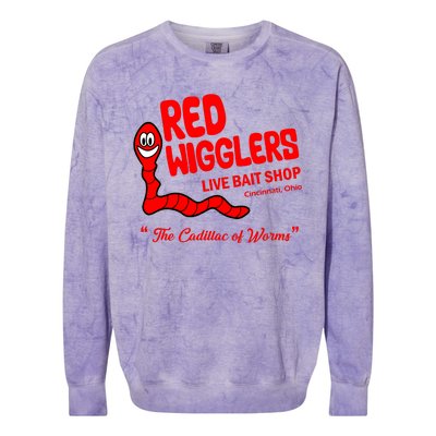 Red Wigglers WKRP In Cincinnati Colorblast Crewneck Sweatshirt