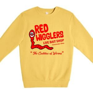 Red Wigglers WKRP In Cincinnati Premium Crewneck Sweatshirt