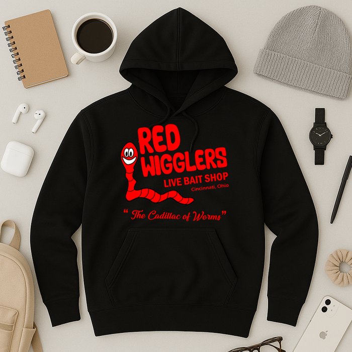 Red Wigglers WKRP In Cincinnati Hoodie