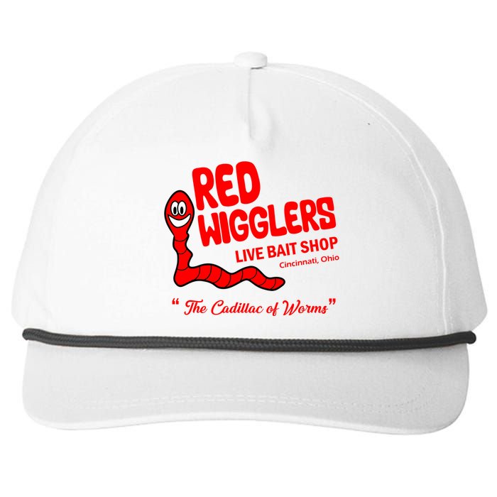 Red Wigglers WKRP In Cincinnati Snapback Five-Panel Rope Hat