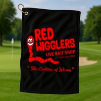 Red Wigglers WKRP In Cincinnati Golf Towel