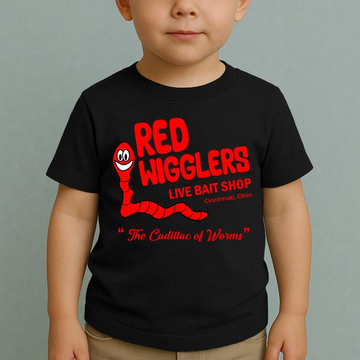Red Wigglers WKRP In Cincinnati Toddler T-Shirt
