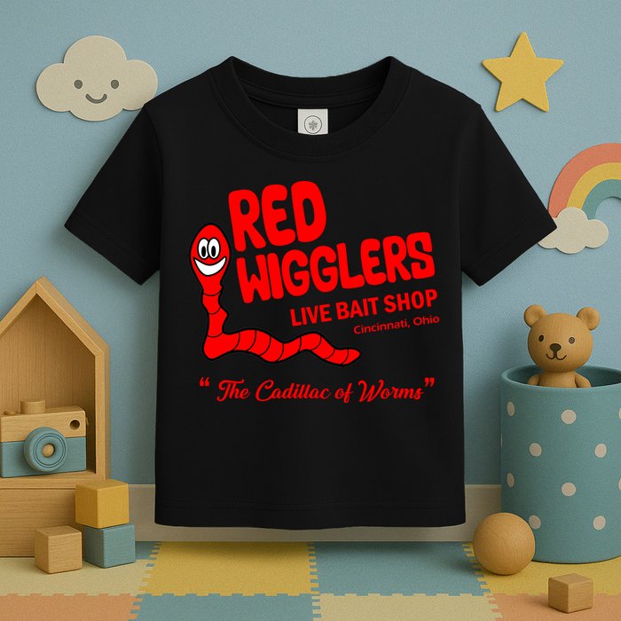 Red Wigglers WKRP In Cincinnati Toddler T-Shirt