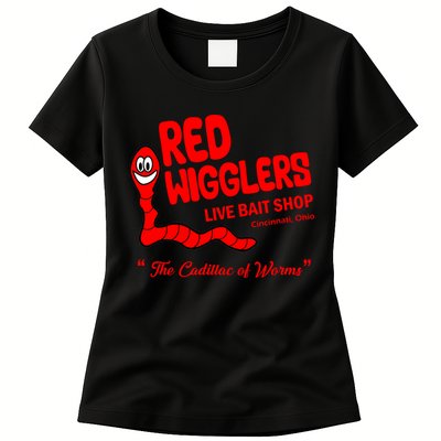 Red Wigglers WKRP In Cincinnati Womens T-Shirt