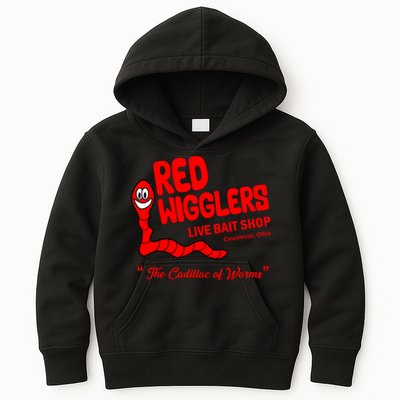 Red Wigglers WKRP In Cincinnati Kids Hoodie
