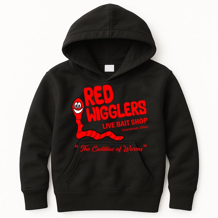 Red Wigglers WKRP In Cincinnati Kids Hoodie