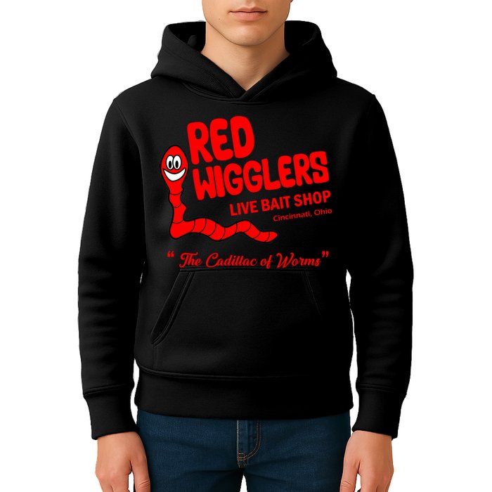 Red Wigglers WKRP In Cincinnati Kids Hoodie