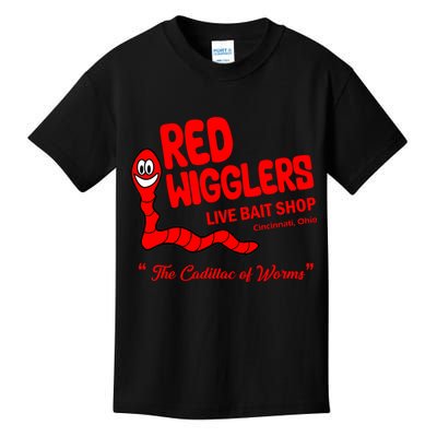 Red Wigglers WKRP In Cincinnati Kids T-Shirt