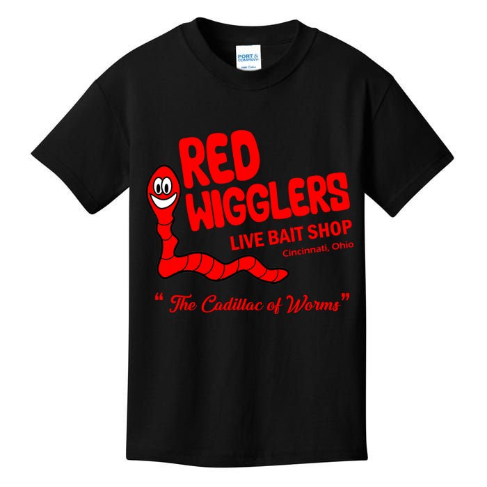 Red Wigglers WKRP In Cincinnati Kids T-Shirt