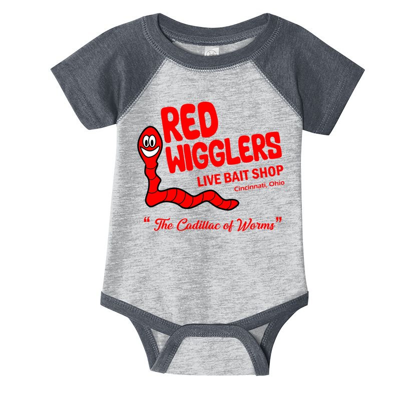 Red Wigglers WKRP In Cincinnati Infant Baby Jersey Bodysuit