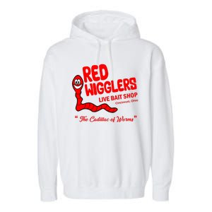 Red Wigglers WKRP In Cincinnati Garment-Dyed Fleece Hoodie