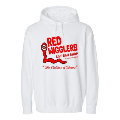 Red Wigglers WKRP In Cincinnati Garment-Dyed Fleece Hoodie