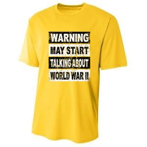 Retro World War Two Ww2 History Teacher Youth Performance Sprint T-Shirt