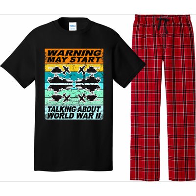 Retro World War 2 Memorabilia World War Ii Ww2 Gear Pajama Set