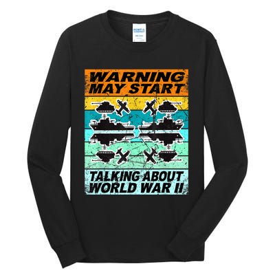 Retro World War 2 Memorabilia World War Ii Ww2 Gear Tall Long Sleeve T-Shirt