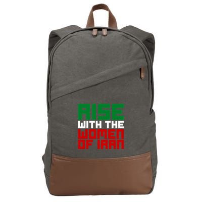 Rise With Women Of Iran Cotton Canvas Backpack
