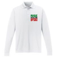 Rise With Women Of Iran Performance Long Sleeve Polo