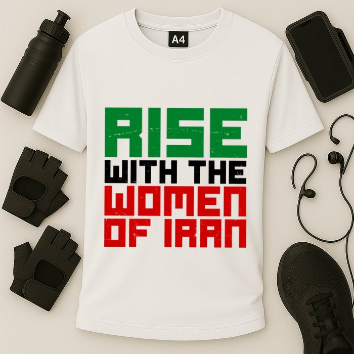 Rise With Women Of Iran Cooling Performance Crew T-Shirt