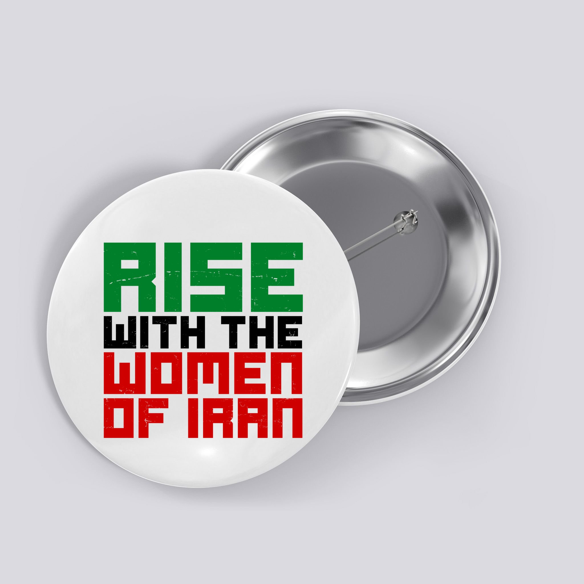 Rise With Women Of Iran Button