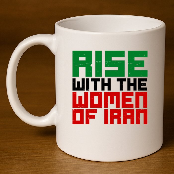 Rise With Women Of Iran 11oz C Handle Ceramic Mug