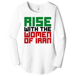 Rise With Women Of Iran Women's Perfect Tri Tunic Long Sleeve Shirt