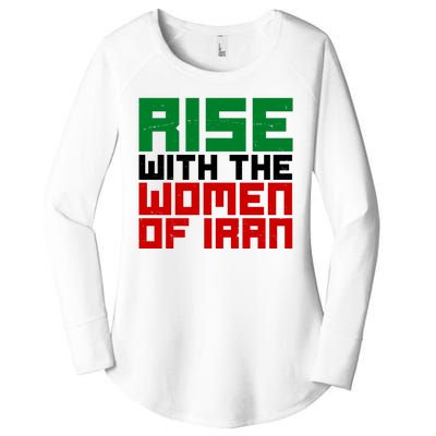 Rise With Women Of Iran Women's Perfect Tri Tunic Long Sleeve Shirt