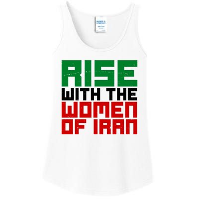 Rise With Women Of Iran Ladies Essential Tank