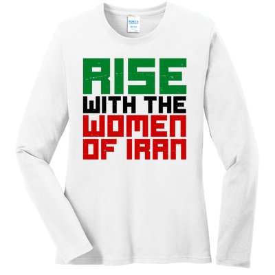 Rise With Women Of Iran Ladies Long Sleeve Shirt