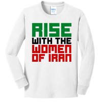 Rise With Women Of Iran Kids Long Sleeve Shirt