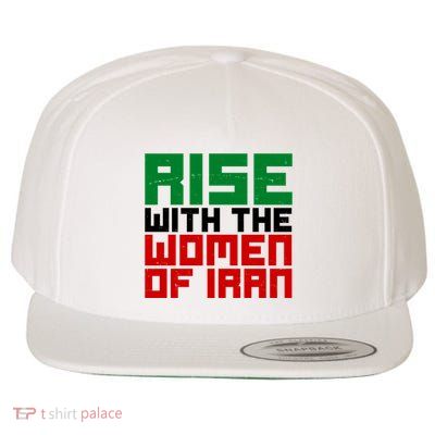 Rise With Women Of Iran Wool Snapback Cap