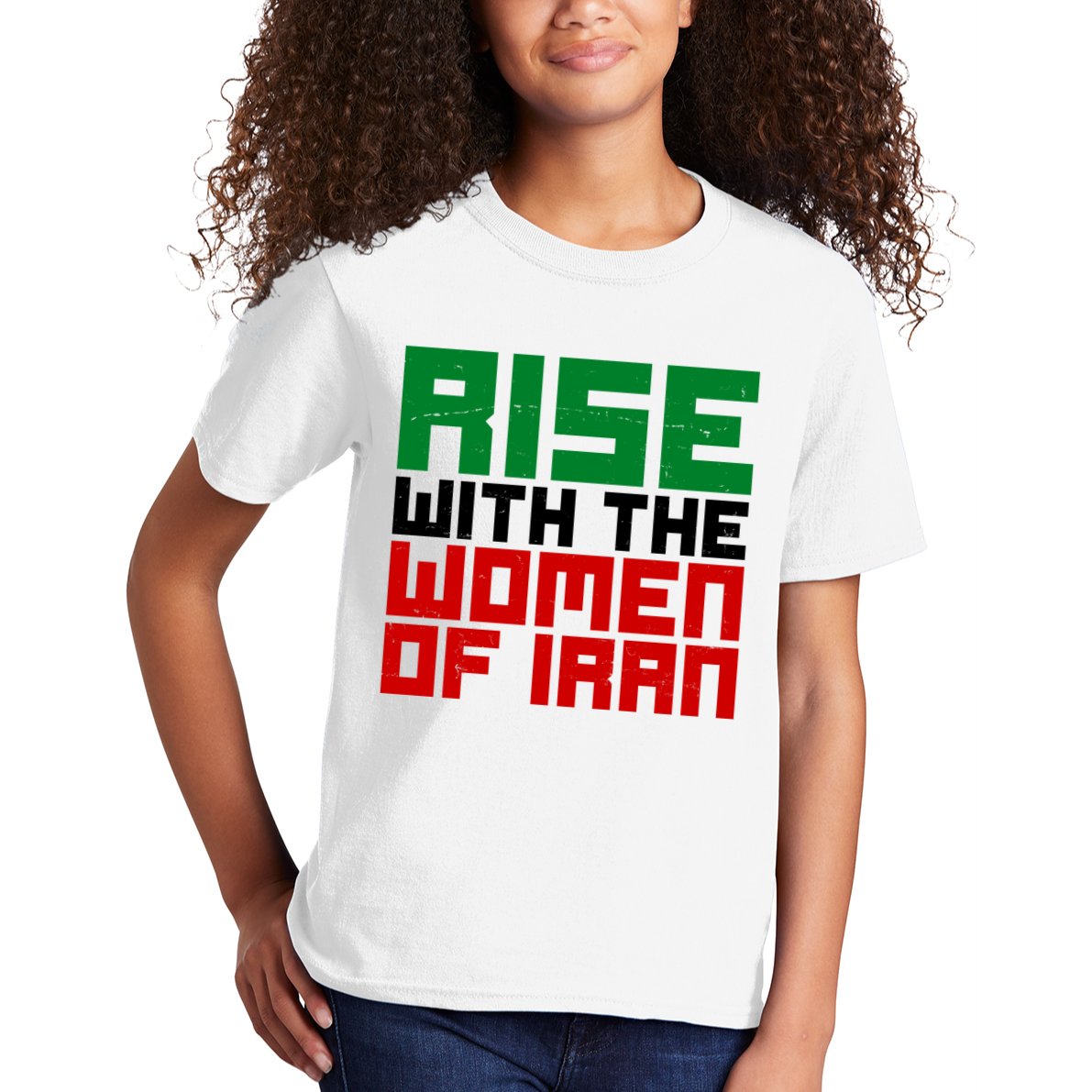 Rise With Women Of Iran Kids T-Shirt