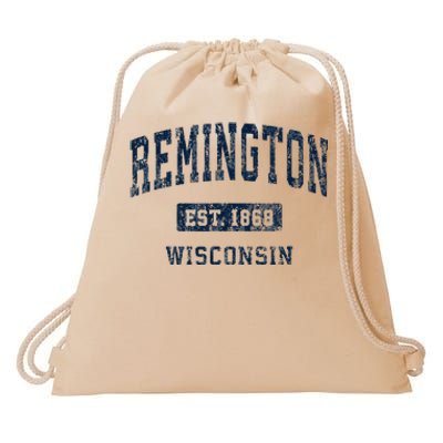 Remington Wisconsin Wi Vintage Drawstring Bag