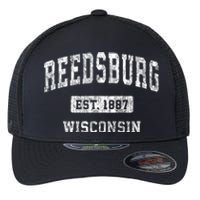 Reedsburg Wisconsin Wi Vintage Sports Established Flexfit Unipanel Trucker Cap