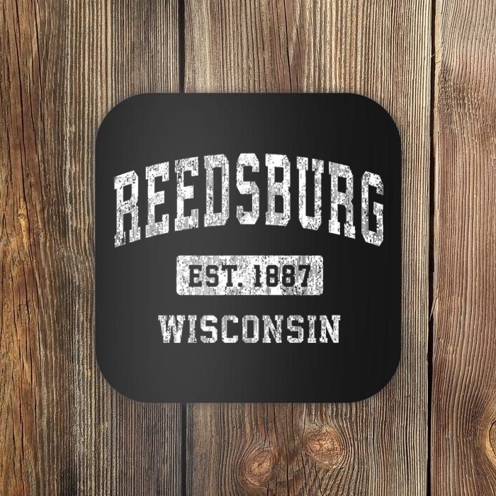 Reedsburg Wisconsin Wi Vintage Sports Established Coaster