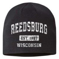 Reedsburg Wisconsin Wi Vintage Sports Established Sustainable Beanie