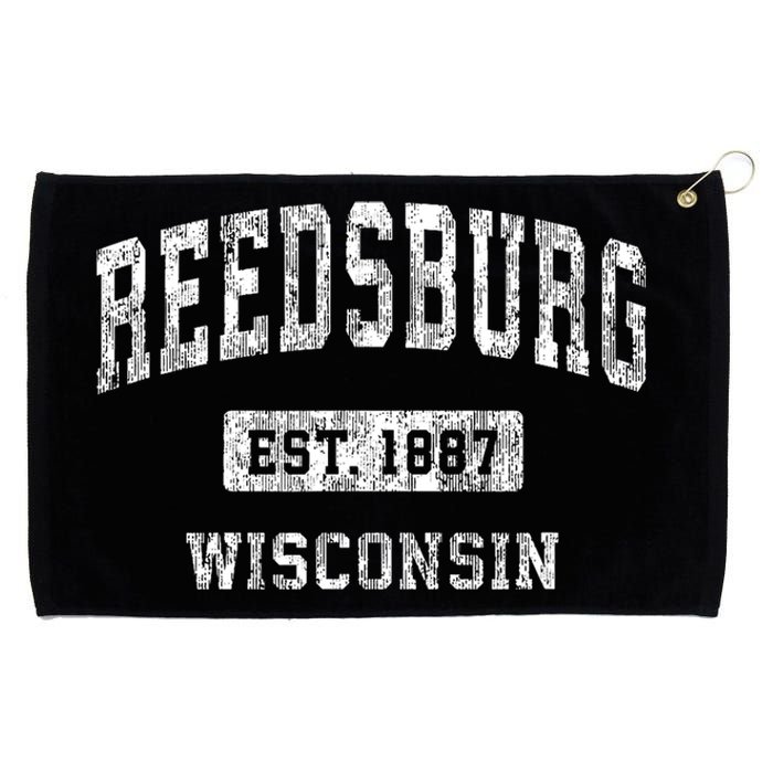 Reedsburg Wisconsin Wi Vintage Sports Established Grommeted Golf Towel