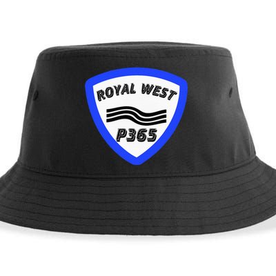 Royal West Wavey Blue P365 Hip Hop Sustainable Bucket Hat