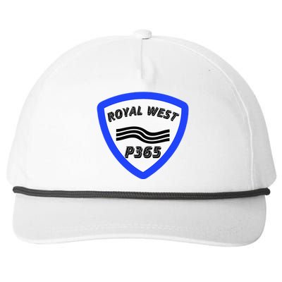 Royal West Wavey Blue P365 Hip Hop Snapback Five-Panel Rope Hat