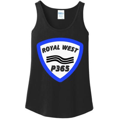 Royal West Wavey Blue P365 Hip Hop Ladies Essential Tank