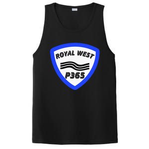 Royal West Wavey Blue P365 Hip Hop PosiCharge Competitor Tank