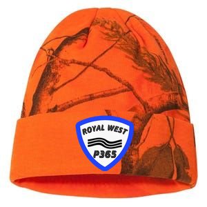 Royal West Wavey Blue P365 Hip Hop Kati Licensed 12" Camo Beanie