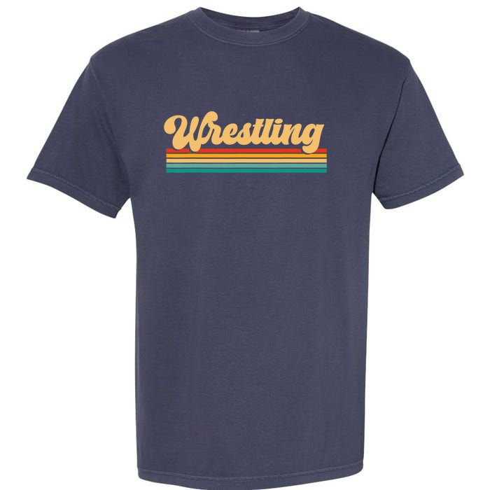 Retro Wrestling Wrestling Garment-Dyed Heavyweight T-Shirt