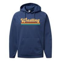 Retro Wrestling Wrestling Performance Fleece Hoodie