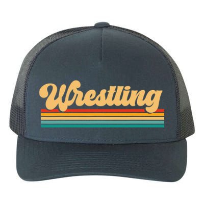 Retro Wrestling Wrestling Yupoong Adult 5-Panel Trucker Hat