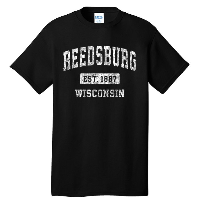 Reedsburg Wisconsin Wi Vintage Sports Established Tall T-Shirt