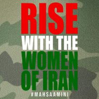 Rise With Women Of Iran Masha Amini Legacy Tie Dye Trucker Hat