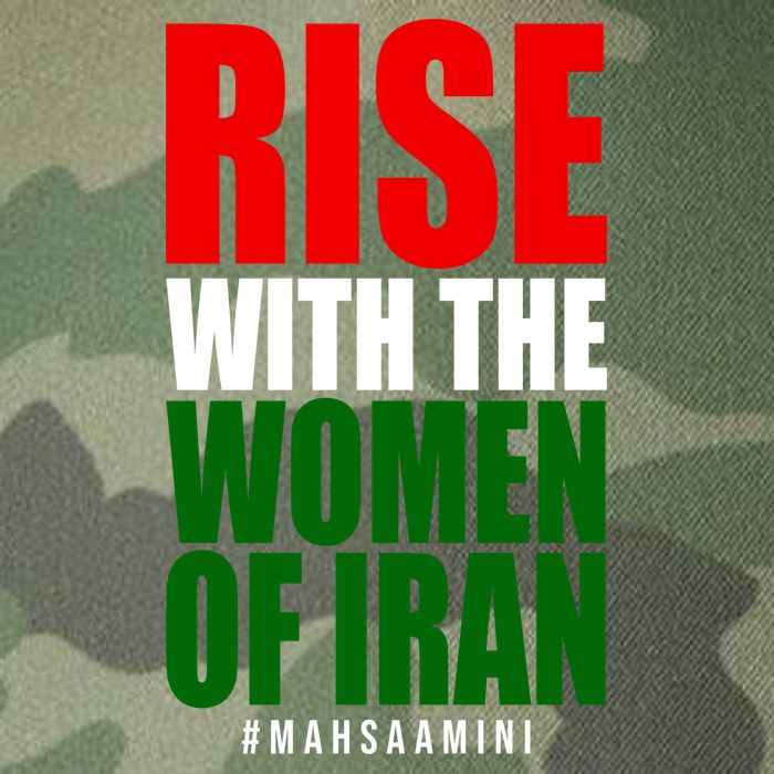 Rise With Women Of Iran Masha Amini Legacy Tie Dye Trucker Hat
