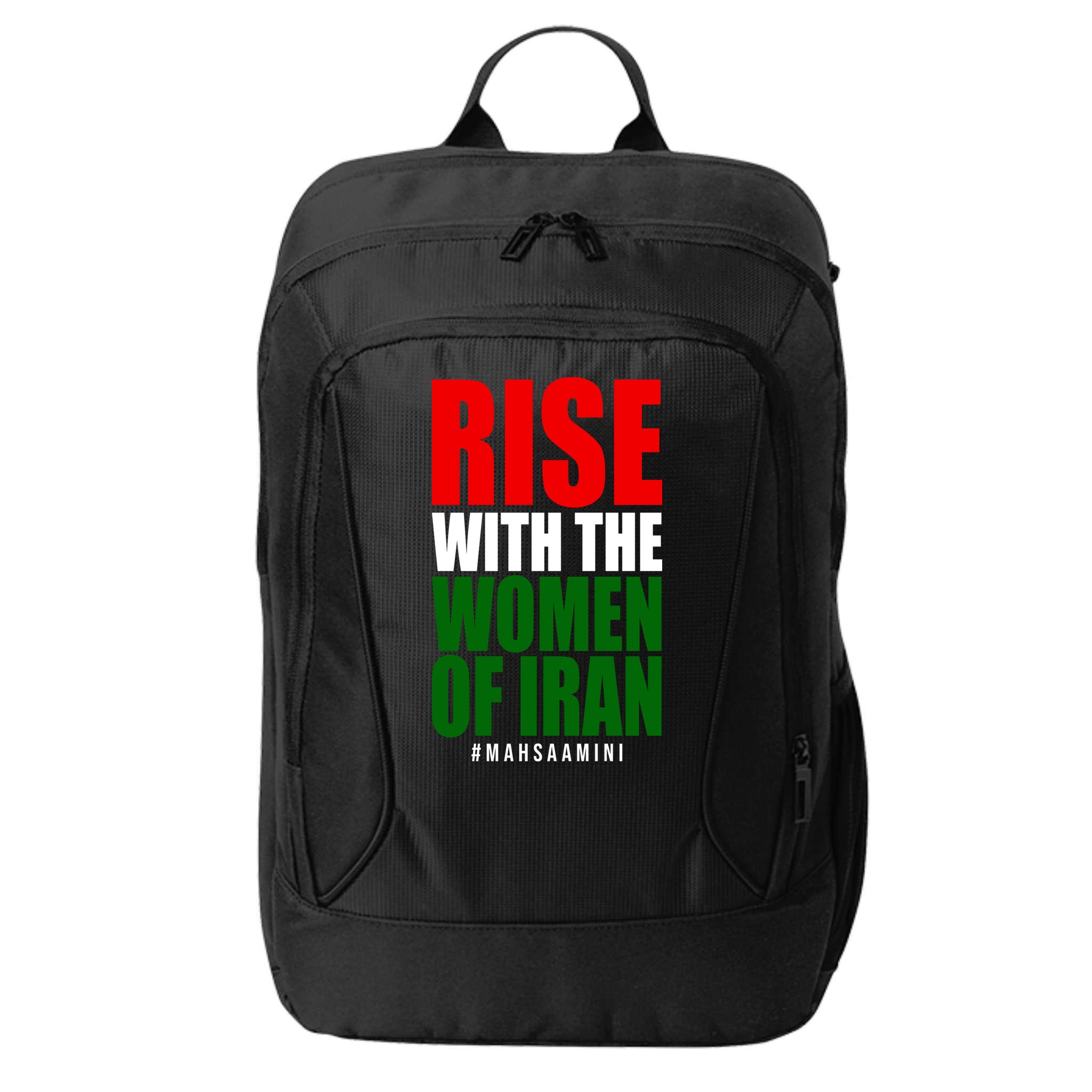 Rise With Women Of Iran Masha Amini City Backpack
