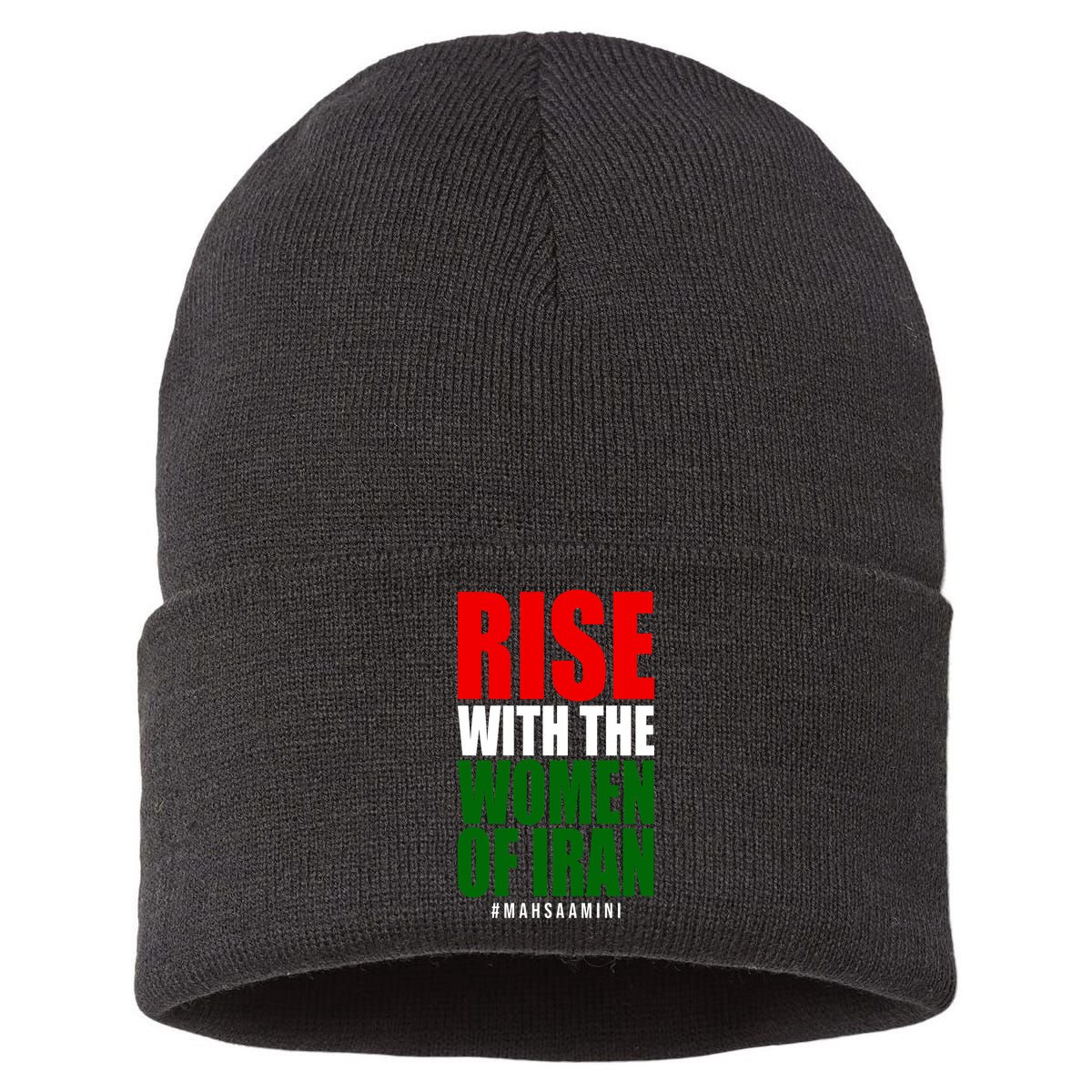 Rise With Women Of Iran Masha Amini Sustainable Knit Beanie